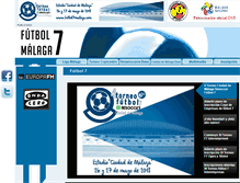 Tablet Screenshot of futbol7malaga.com